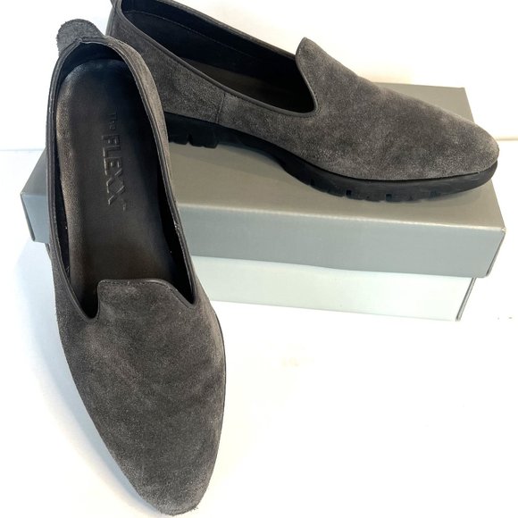 The Flexx Grey Suede Shoes - Picture 1 of 6